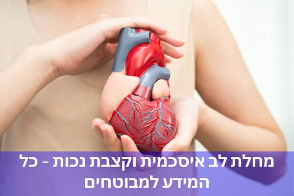מחלת לב איסכמית וקצבת נכות – כל המידע למבוטחים